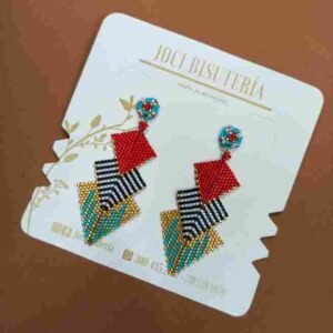 Aretes Rombo Colorido