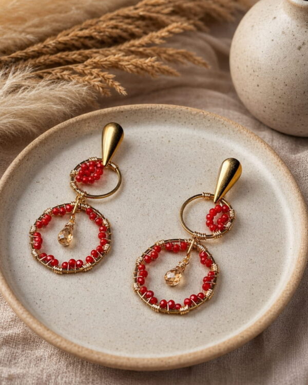 aretes-tejidos-rojo-de-lujo-jociva-accesorios-para-mujer-zoom