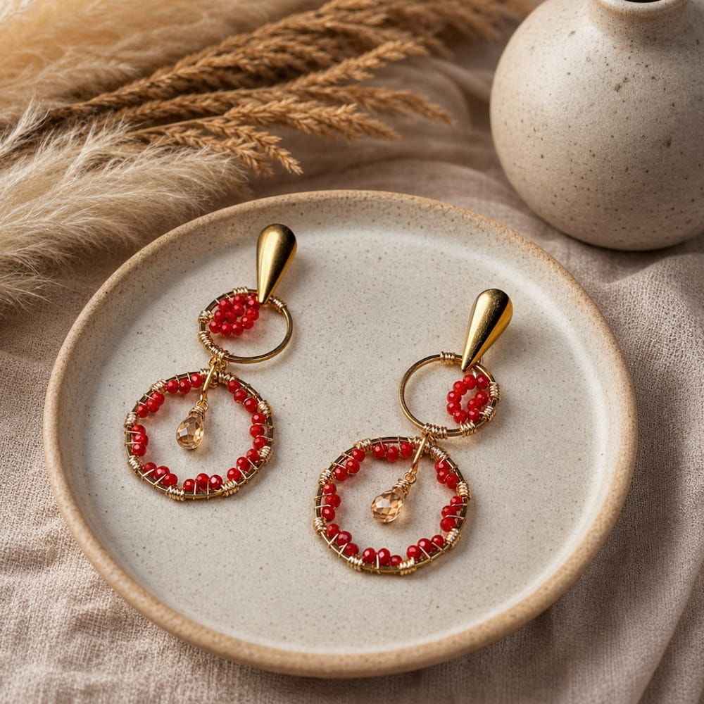 aretes-tejidos-rojo-de-lujo-jociva-accesorios-para-mujer-zoom